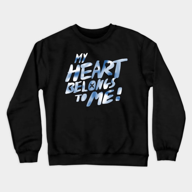 Roxas Kingdom Hearts - My Heart Belongs to Me Crewneck Sweatshirt by GysahlGreens